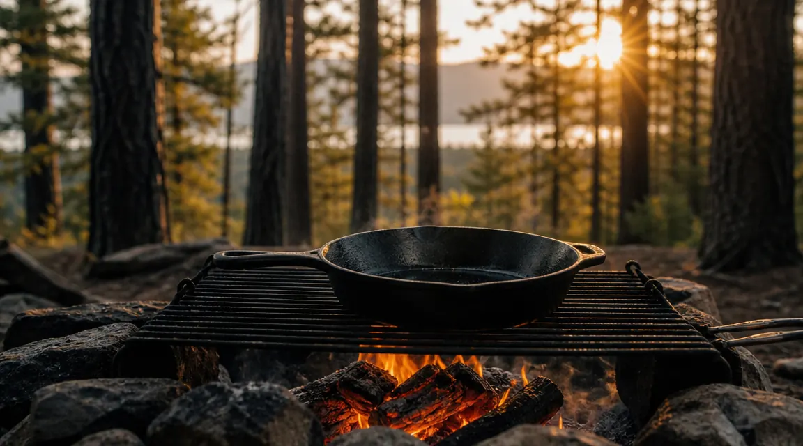 How a $35 Lodge Skillet Turned Our Camping Meals From Sad to Spectacular