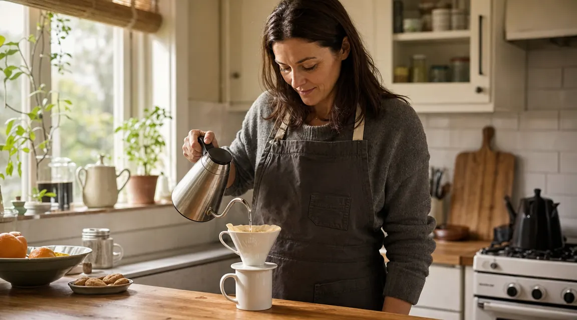 How to Make Perfect Pour-Over Coffee at Home With an Electric Kettle